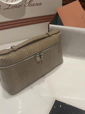 wholesale quality loro piana l19 python skin taupe